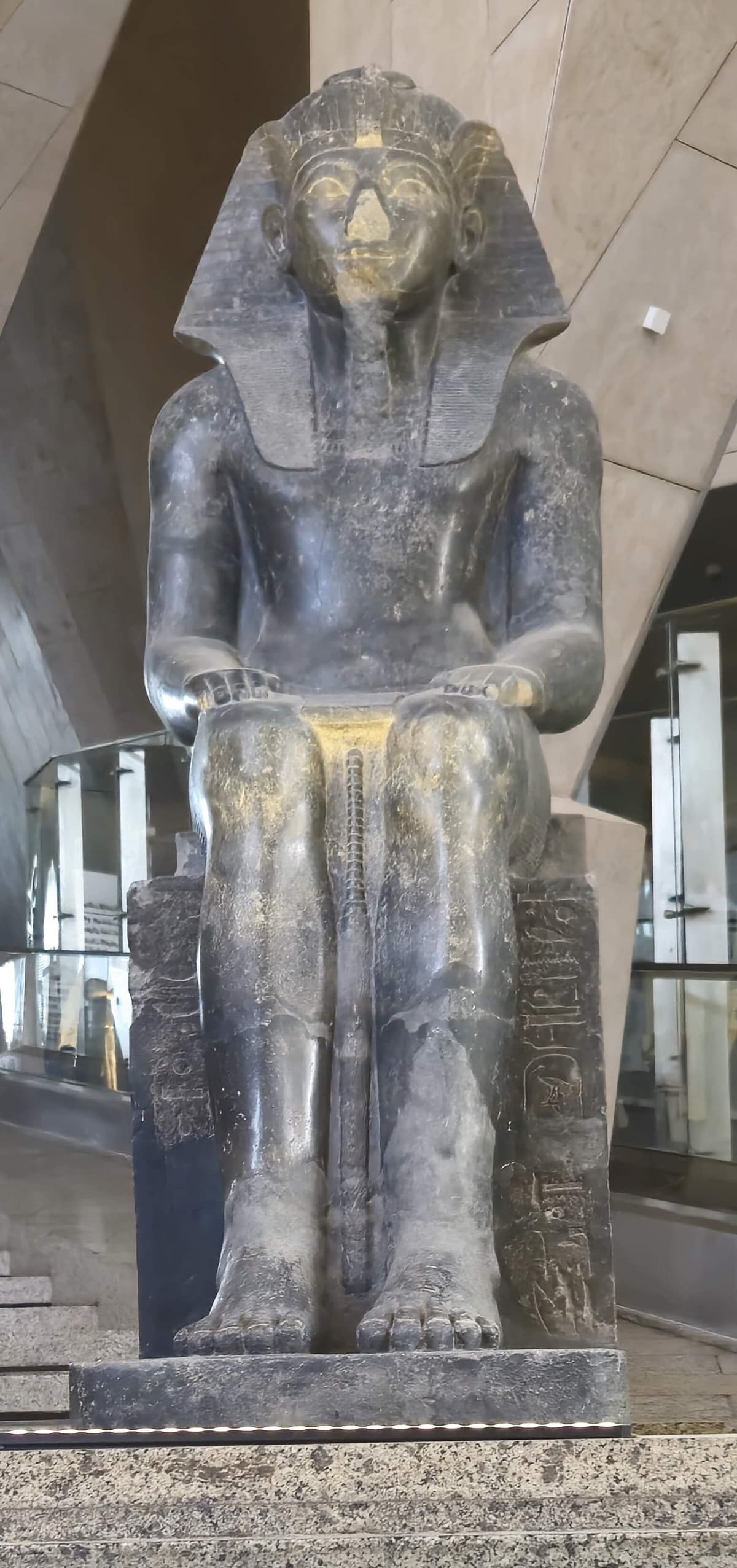 Seated Statue of King Thutmose III